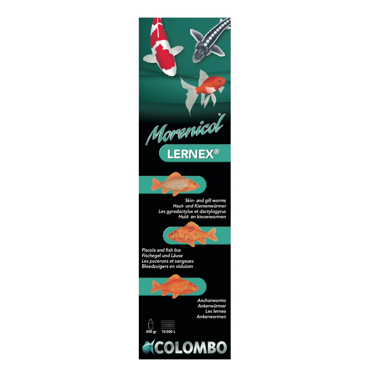 Colombo Lernex Anti Flukes/Worms 400g Aquadistri Uk Ltd