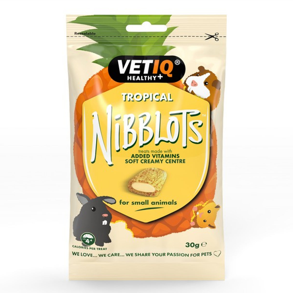 VetIQ Nibblots Tropical For Small Animals 30g