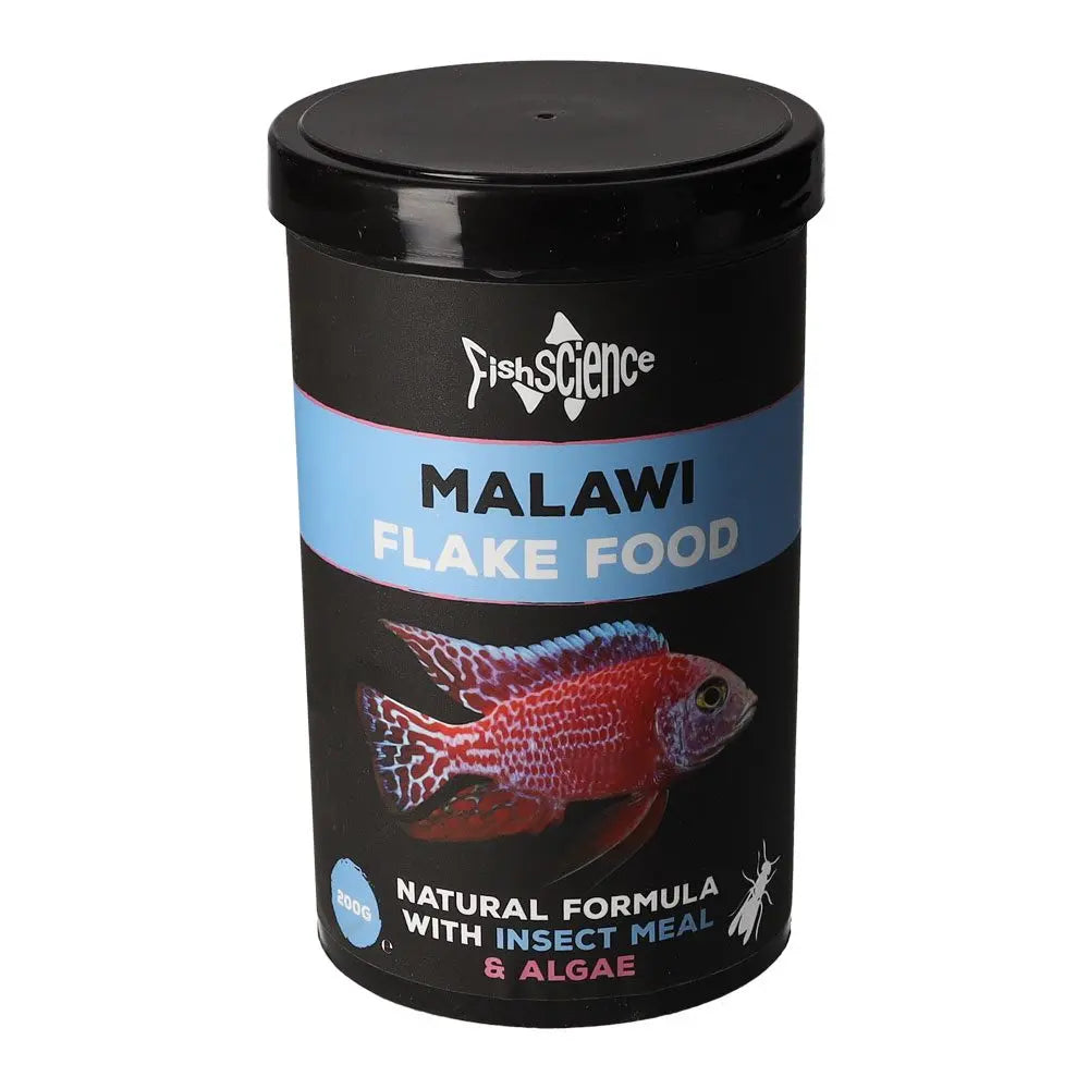 FishScience Malawi Flakes Aquarium Fish Food 200g Fishscience Ltd