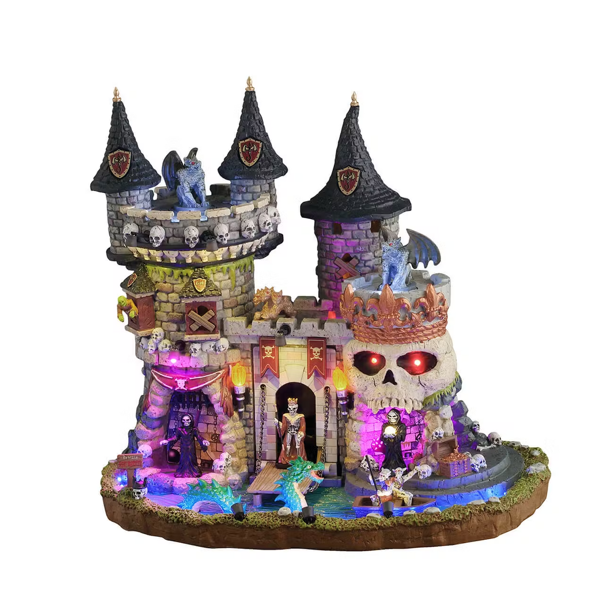 Medi-Evil Castle Incl. Adaptor 550 Ma (Black) Lemax Spooky Town Sights & Sounds