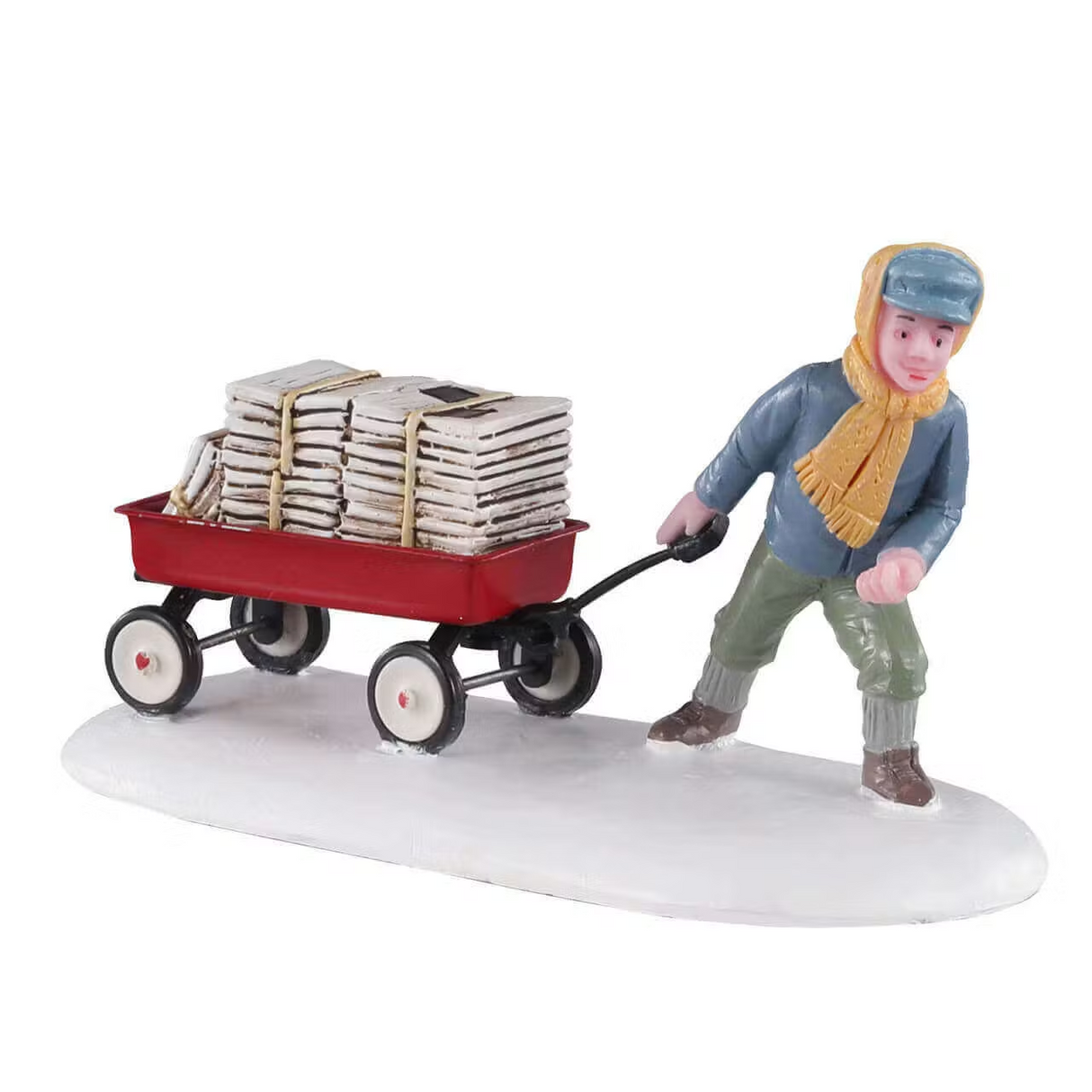 Morning News Lemax Christmas Village Figurine