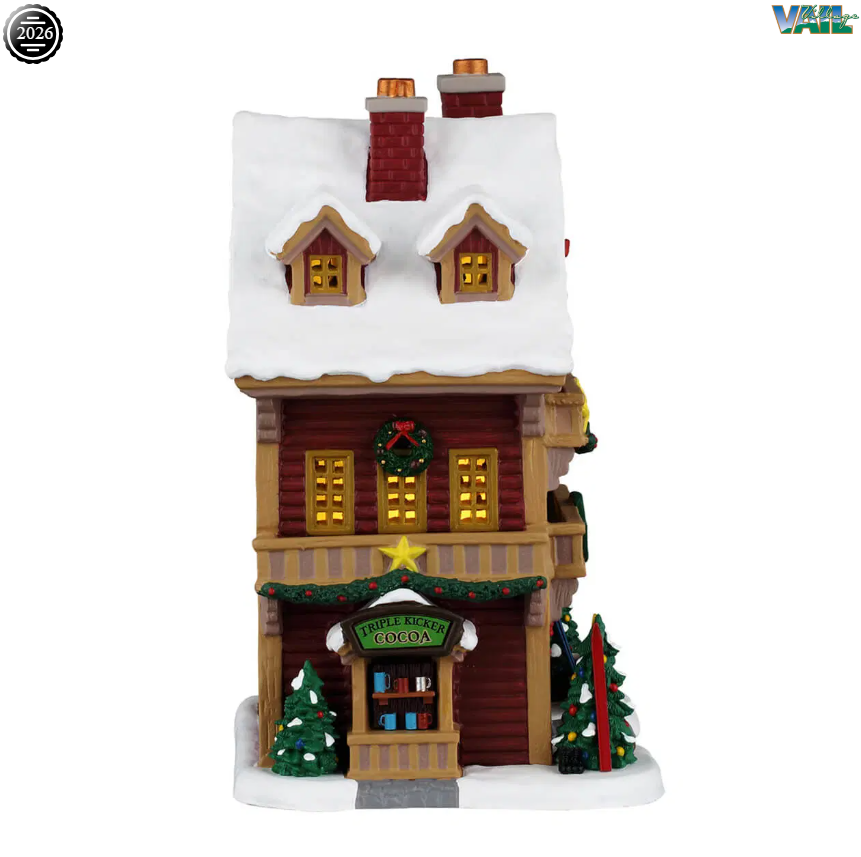 Mountain View Hotel Lemax Christmas Village Illuminated Building Lemax