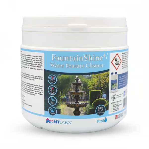 NT Labs Fountain Shine Water Feature Cleaner 500g