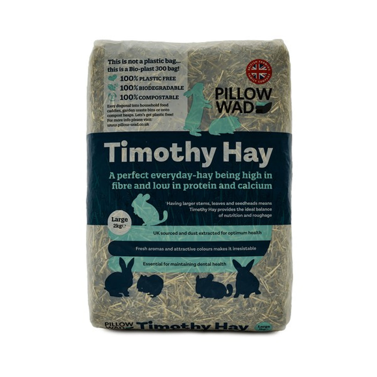 Pillow Wad Timothy Hay Large Bio 2kg