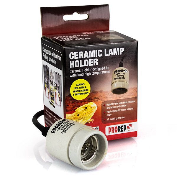 Pro Rep Ceramic Lamp Holder – High-Temperature E27 Peregrine Livefoods Ltd