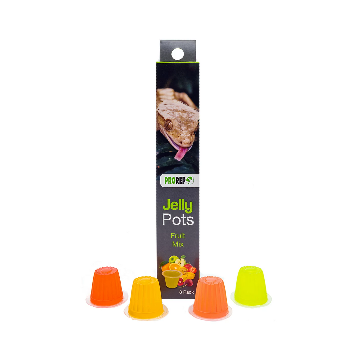 ProRep Jelly Pots Fruit Mix 4 Assorted Flavours 8 Pack Peregrine Livefoods Ltd