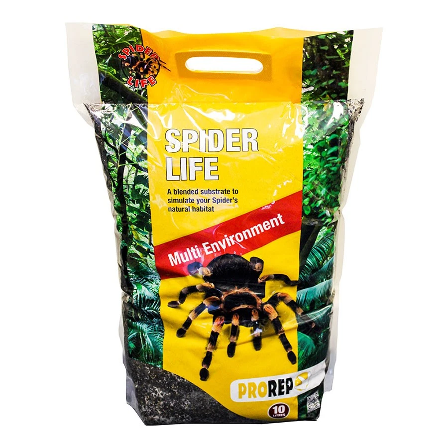 ProRep Spider Life Substrate 10L – Humid Habitat Mix Peregrine Livefoods Ltd