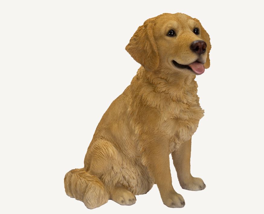 Golden Retriever Real Life Resin Ornament by Vivid Arts