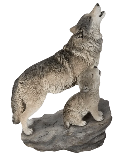 Real Life Howling Wolves Ornament Size A by Vivid Arts