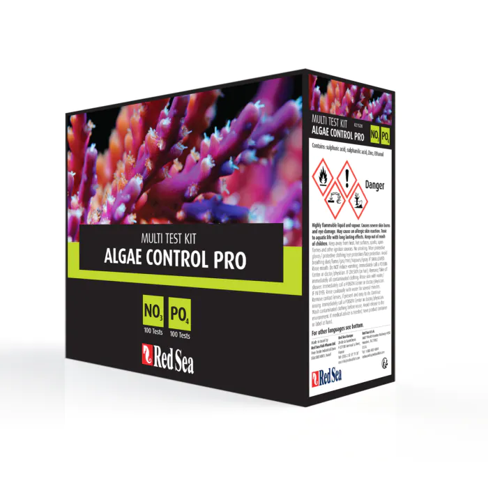 Red Sea Algae Control Test Kit Red Sea Aquatics (Uk) Ltd