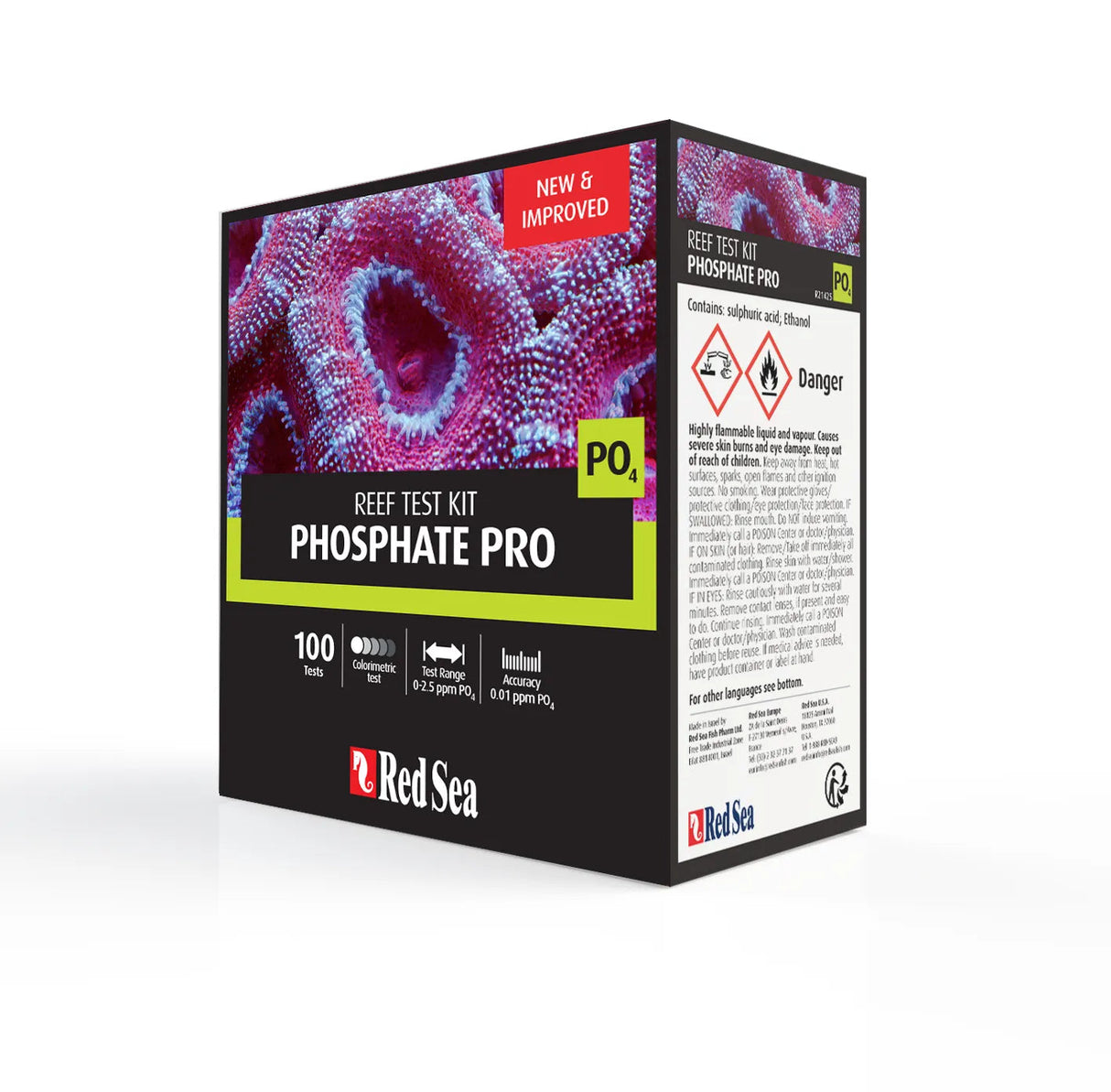 Red Sea Phosphate Pro Test Kit (100 tests) Red Sea Aquatics (Uk) Ltd