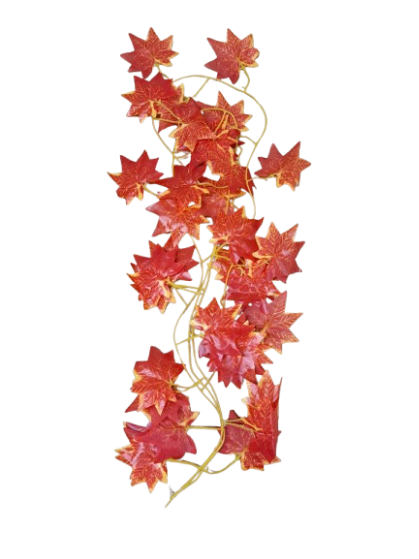 Red Maple Leaves Reptile Décor