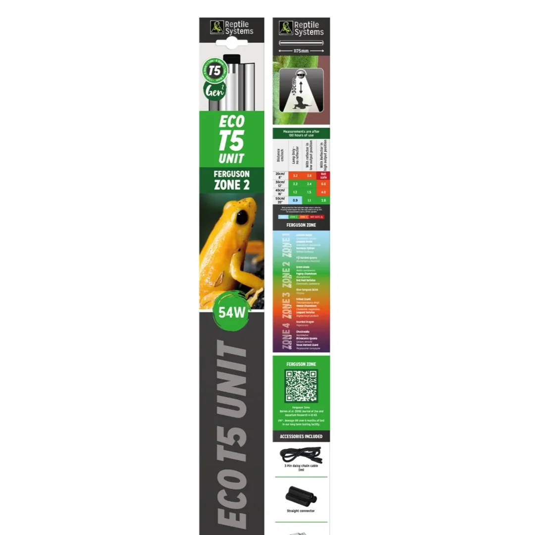 Reptile Systems Eco T5 Unit Zone 2 39w 870mm
