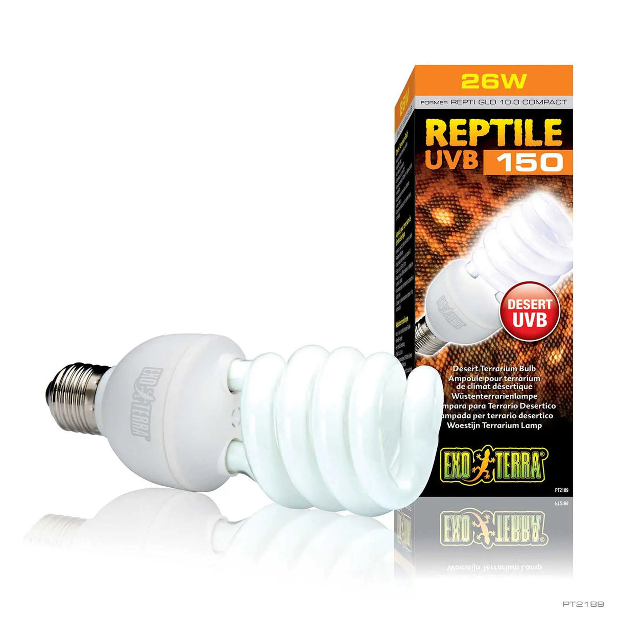 Exo Terra Reptile UVB150 26W – High UVB Desert Lamp Exo Terra