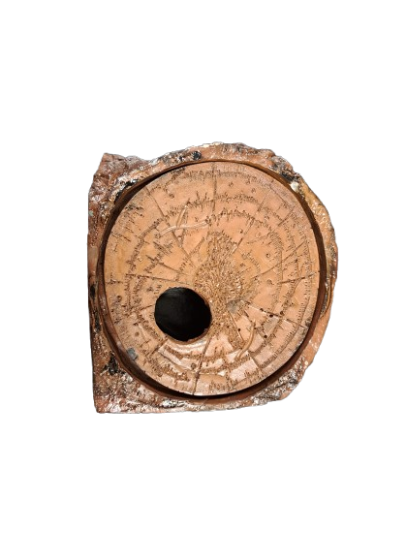 Root Pot with Lid Aquarium Ornament