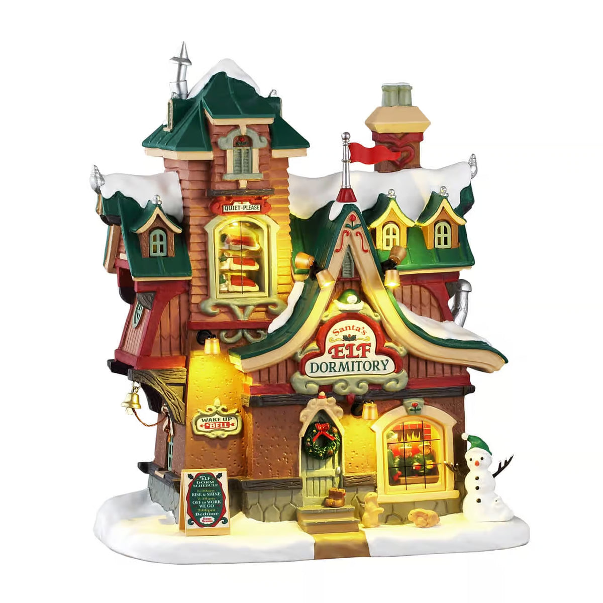 Santa's Elf Dormitory B/O (4.5V) Lemax Christmas Village Illuminated Building Lemax Christmas Village