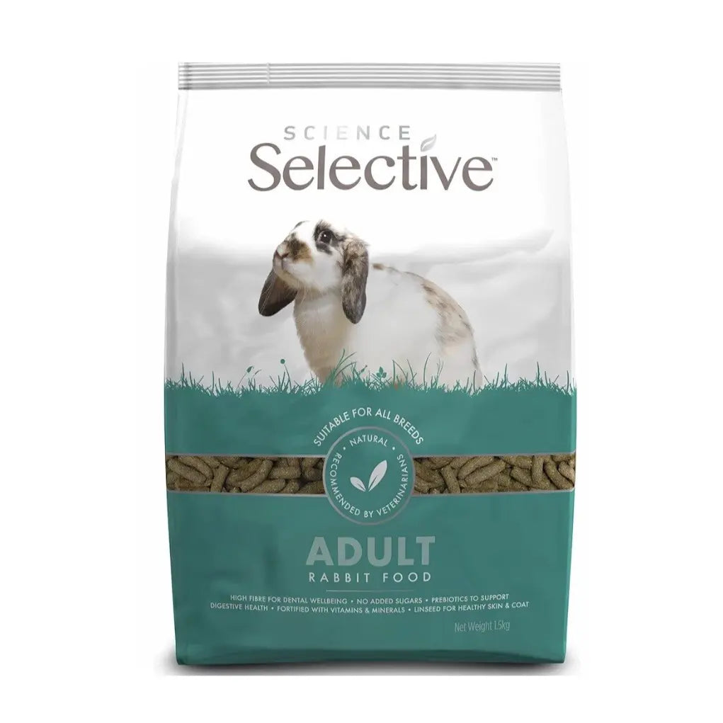 Supreme Science Selective Rabbit 1.5kg – High Fibre & Healthy Supreme Petfoods Ltd