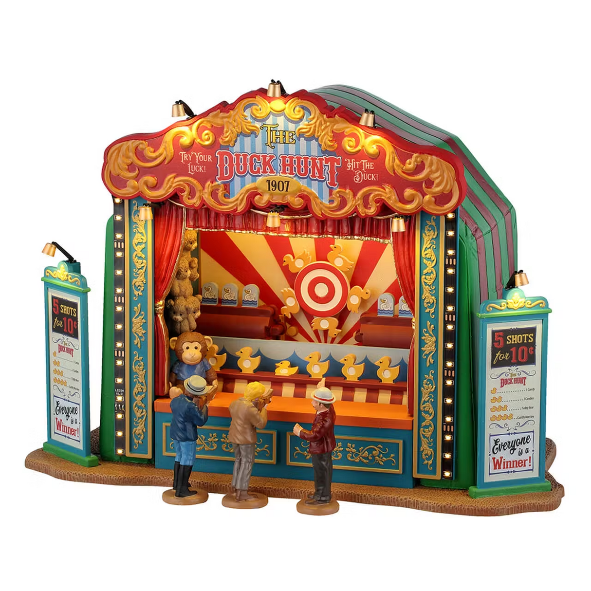 The Duck Hunt Incl. Adaptor 550 Ma (White) Lemax Christmas Village Sights & Sounds