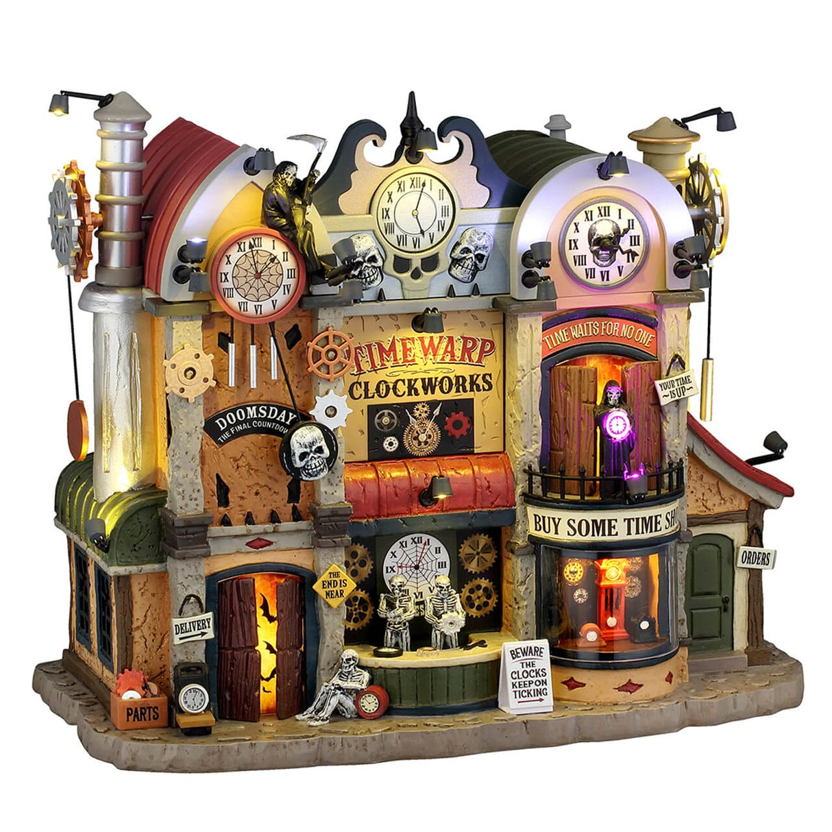 TIMEWARP CLOCKWORKS, WITH 4.5V ADAPTOR Lemax Spooky Town