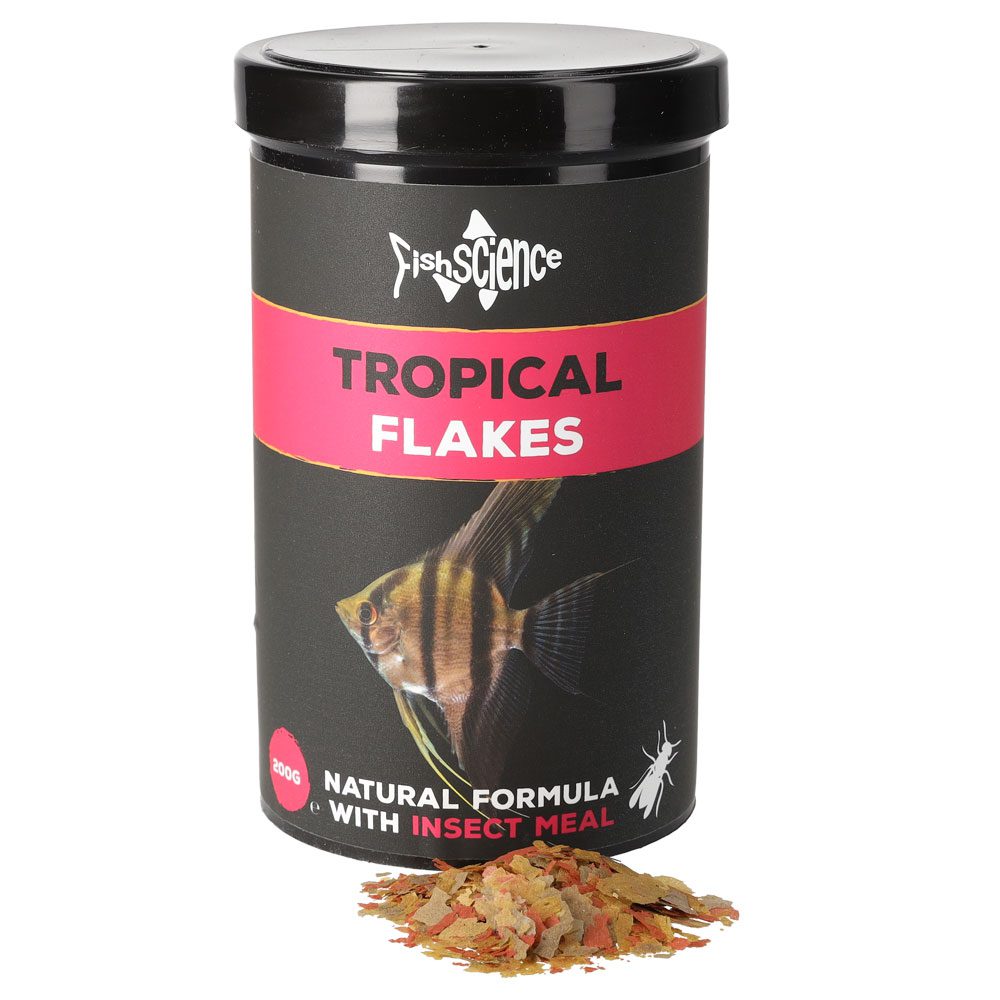 FishScience Tropical Flakes Fish Food 100g