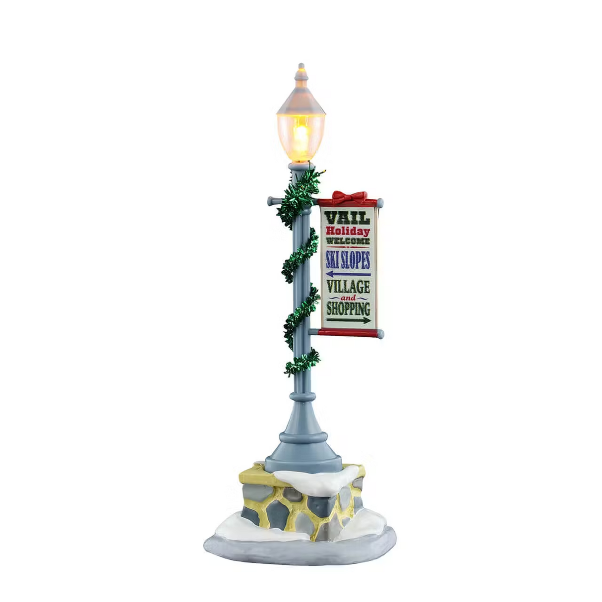 Vail Lamp Post B/O (4.5V) Lemax Christmas Village Accessory