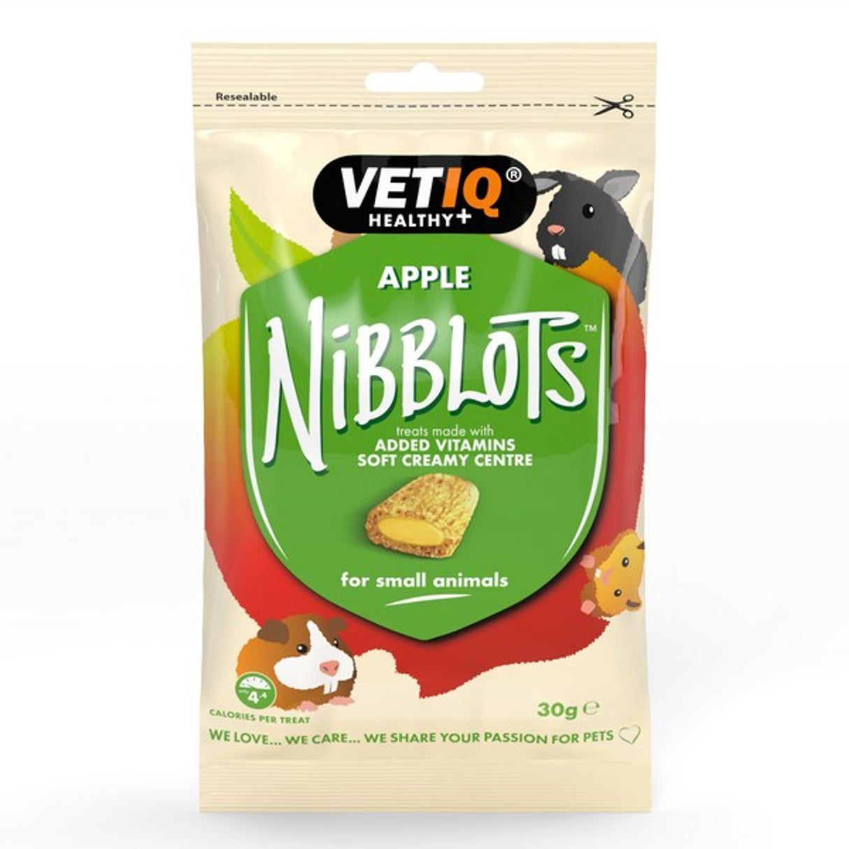 VetIQ Nibblots Apple For Small Animals 30g