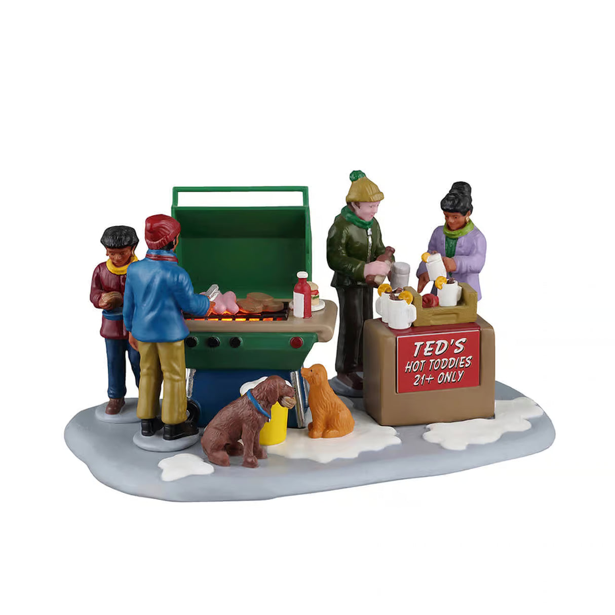 Winter Block Party B/O (4.5V) Lemax Christmas Village Table Accent Lemax