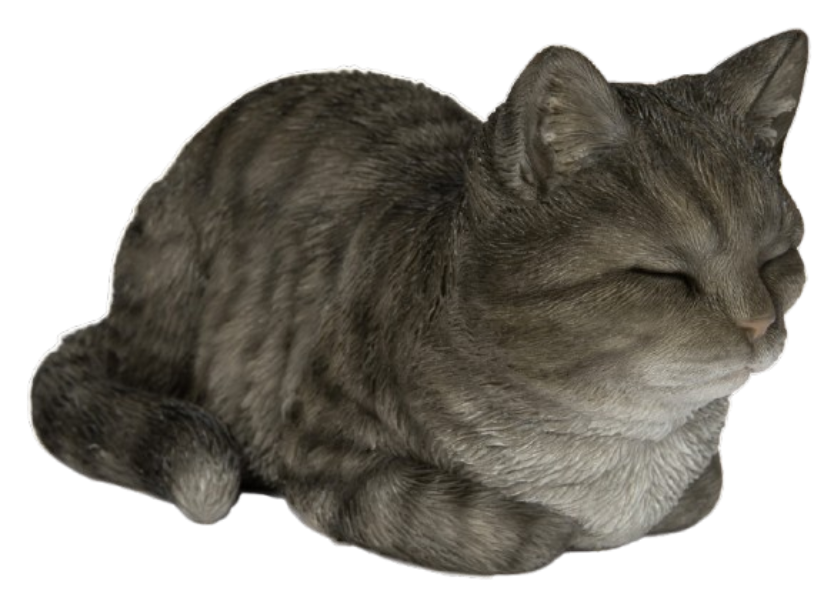 Real Life Dreaming Tabby Cat Ornament by Vivid Arts Vivid Arts