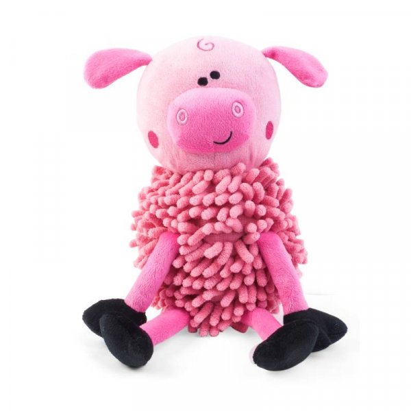 Zoon Noodly Pig Dog Toy