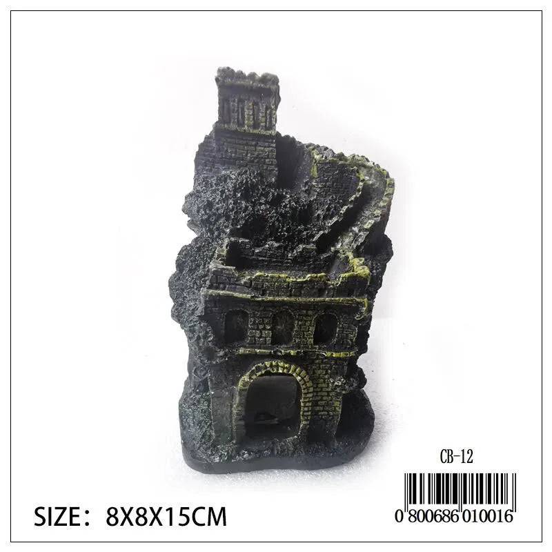 Aquarium D  cor Castle Ruins CB-12