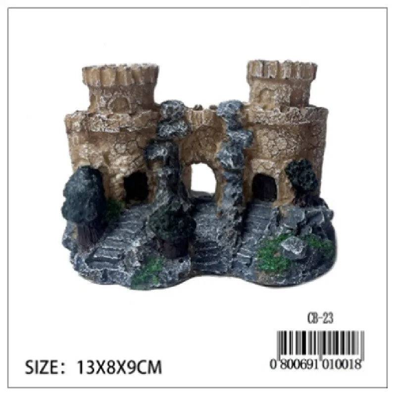 Aquarium D  cor Castle Ruins CB-23