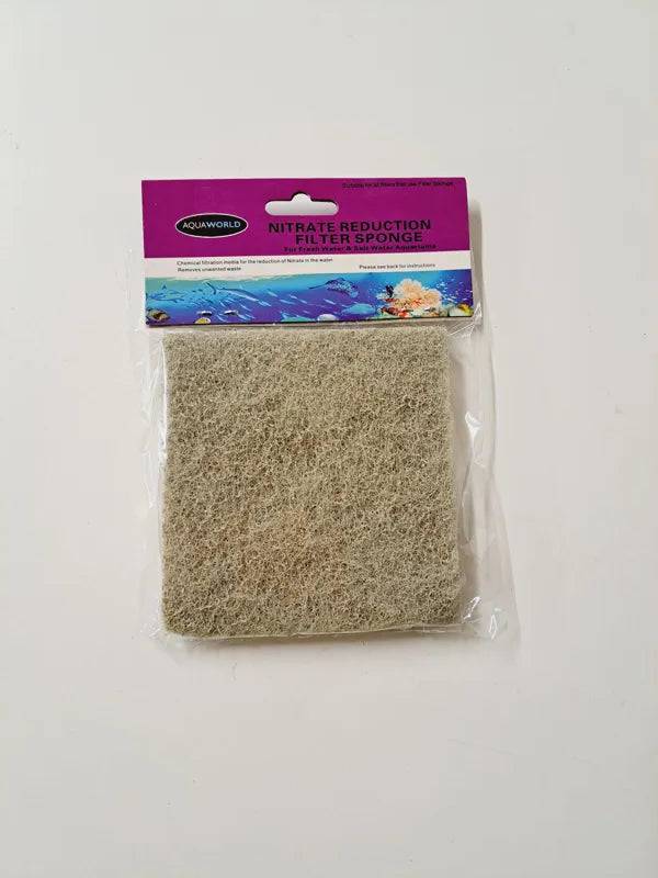 Aquaworld Nitrate Sponge Aquarium Filter Media 9.6 x 9.6cm