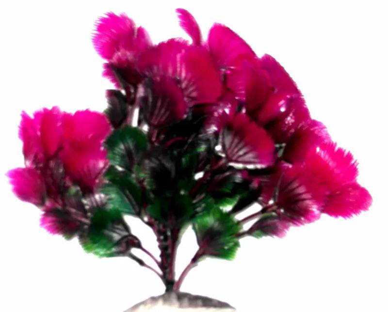 Fly Trap Plant Pink/Green Aquarium Plastic Plant