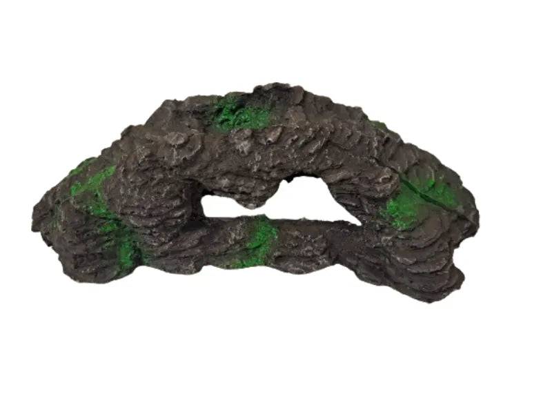 Small Black and Green Bridge Aquarium Ornament
