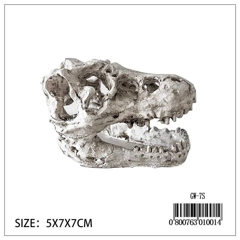 T-Rex Skull Small Reptile Décor
