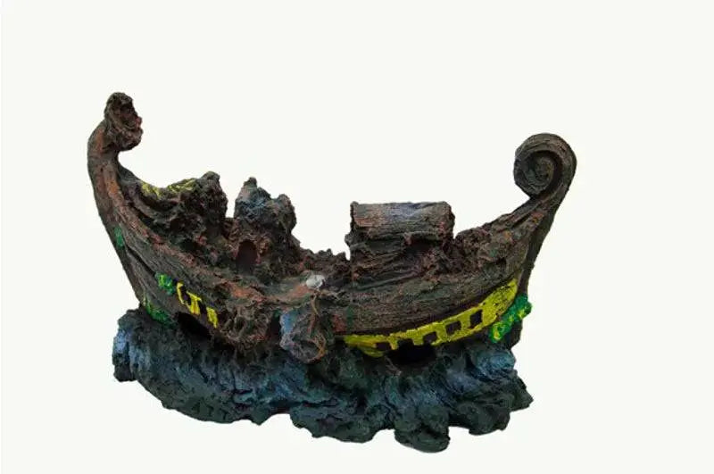 Viking Boat Shipwreck Aquarium Ornament Decoration Anhui Hefei Hongjia Co Ltd