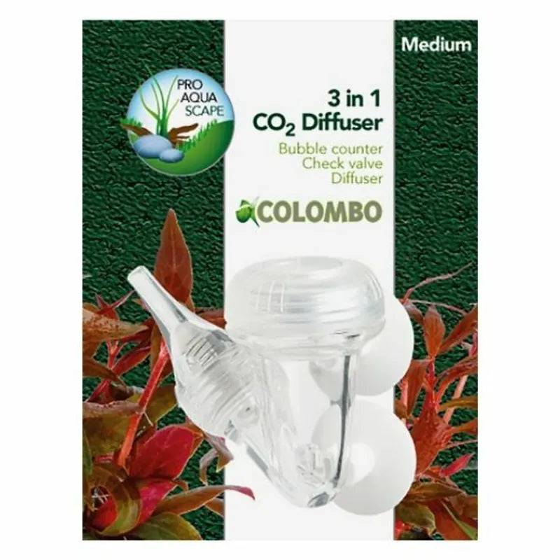 Colombo CO2 3-in-1 Diffuser Medium – Bubble Counter, Diffuser & Valve Aquadistri Uk Ltd