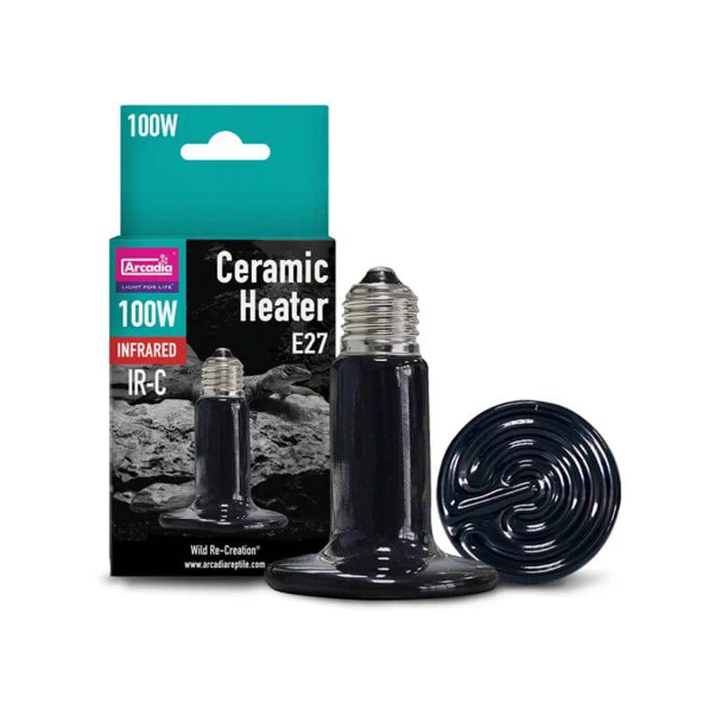 Arcadia Ceramic Heater Bulb 100W Arcadia/Monkfield Nutrition