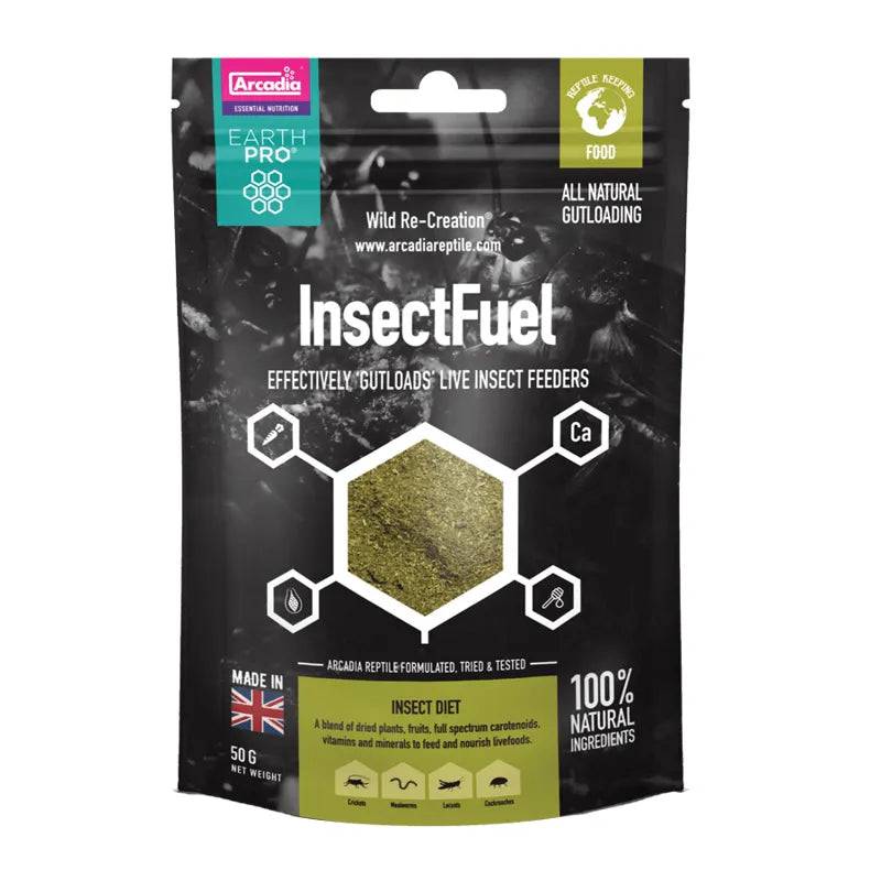 Arcadia Earth Pro Insect Fuel 50g Arcadia/Monkfield Nutrition