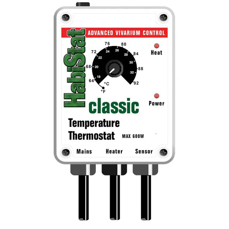 HabiStat Temperature Thermostat White 600w