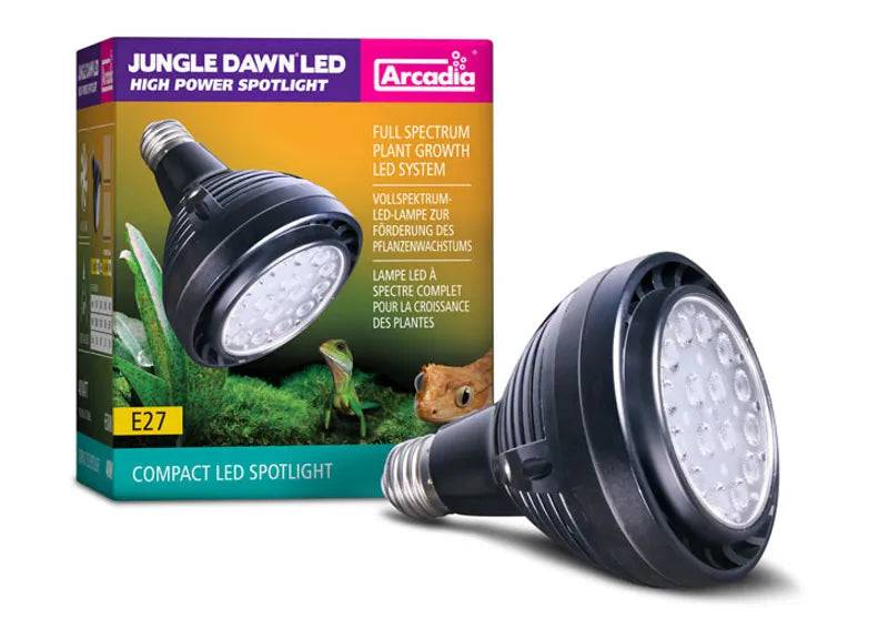 Jungle Dawn LED Spot Lamp - 9W E27 screw fitting by Arcadia