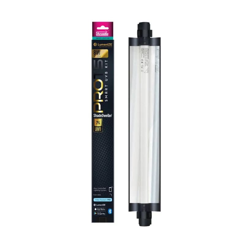LumenIZE Pro T5 UVB Kit ShadeDweller 7% UV-B 8 Watt Arcadia/Monkfield Nutrition