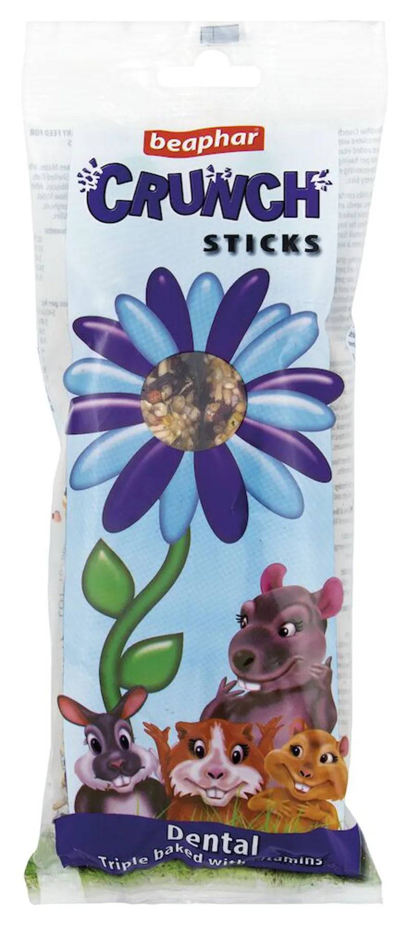 Beaphar Dental Crunch Sticks 2 Pack – Healthy Small Animal Treats Beaphar