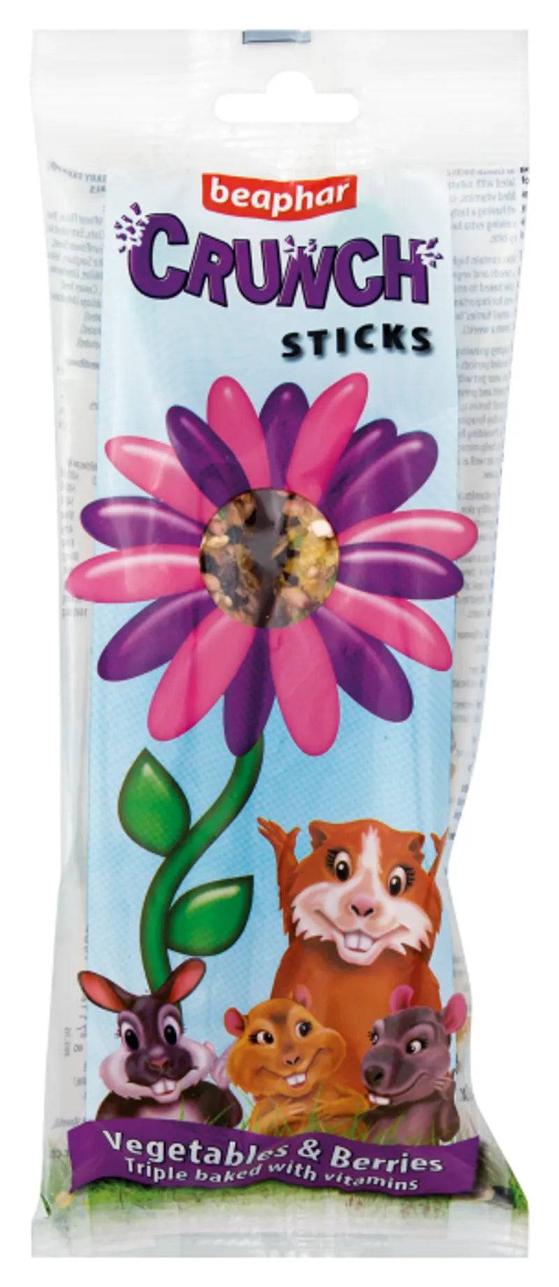 Beaphar Vegetable & Berry Crunch Sticks for Rabbits & Small Animals Beaphar