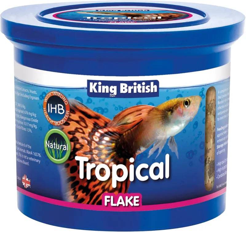 King British Tropical Fish Flake Food 200g