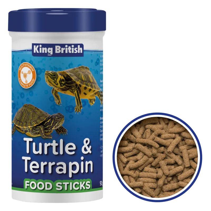 King British Turtle and Terrapin Food Sticks 90g King British