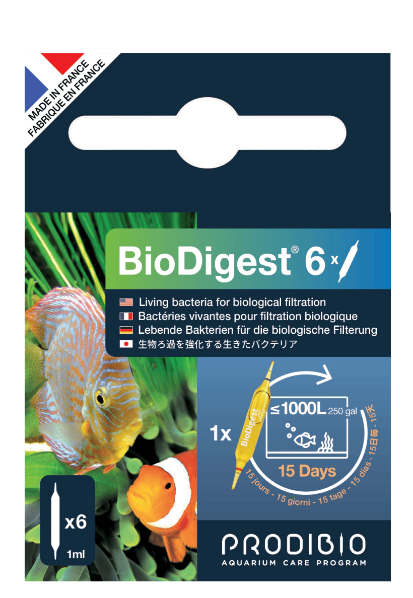 Prodibio BioDigest 6 Vials Red Sea Aquatics (Uk) Ltd