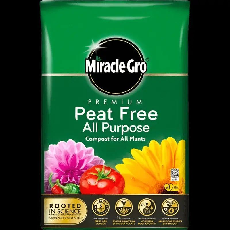 Miracle-Gro Ap Peat Free Compost 40L Evergreen Garden Care