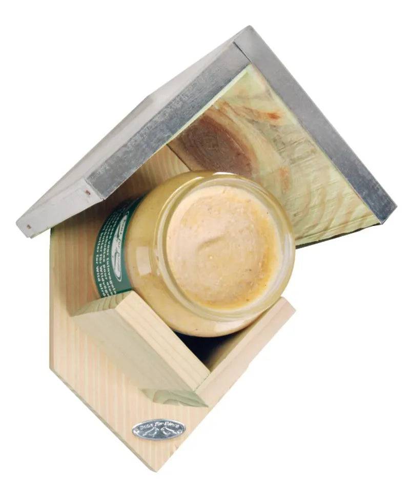 Fallen Fruits Peanut Butter Bird Feeder With Zinc Roof Including Peanut Butter Fallen Fruits