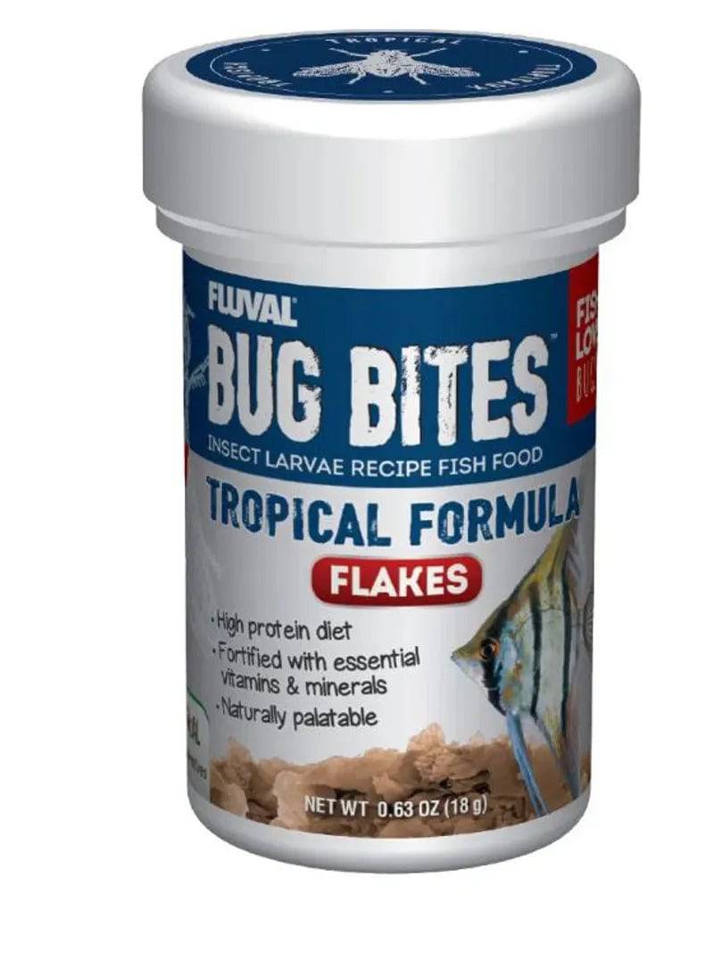 Fluval Bug Bites Tropical Flakes 18g